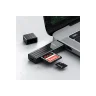 Картридер Hoco HB20 USB3.0 SD/microSD черный (1/50/200)