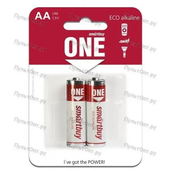 Эл. пит. AA alkaline BL02 Smartbuy ONE (24)