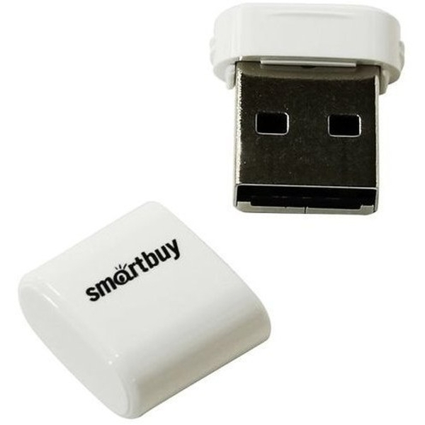 USB 64GB Smartbuy Lara белый