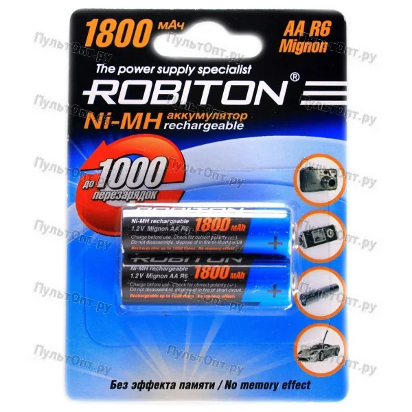 Аккумулятор AA BL2 Robiton 1800 mAh (50)