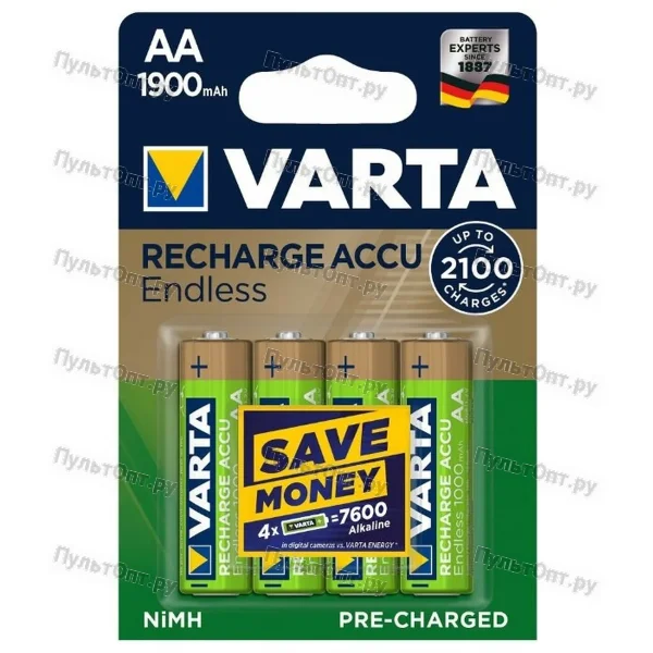Аккумулятор AA BL4 Varta Endless 1900mAh (40)