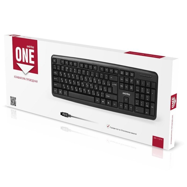 Клавиатура SmartBuy ONE 112, USB, черная