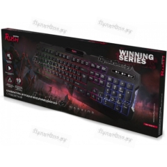 Клавиатура проводная Smartbuy 308 RUSH Warrior игровая USB 1.5м черный
