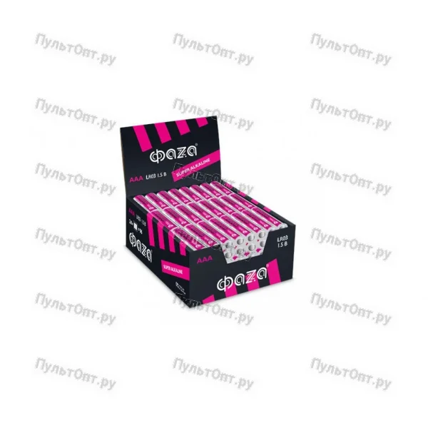 Эл. пит. AAA alkaline BOX40 Фаzа (40)