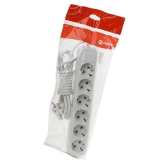 Удлинитель Makel 6р.С/З 16A 3.0м IP20 белый MGP183 (1/12)