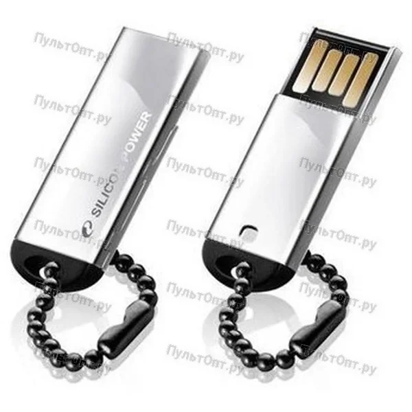 USB 8GB Silicon Power Touch 830 водонепроницаемая серебро