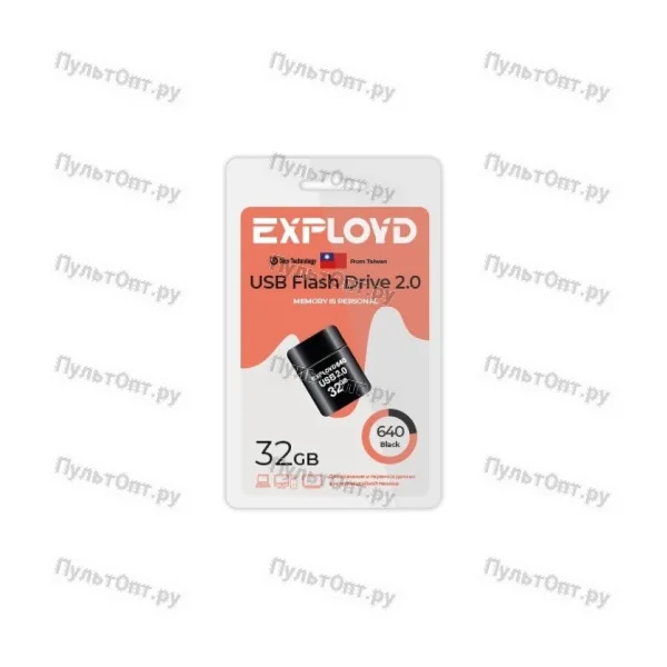 USB 32GB Exployd 640 чёрный