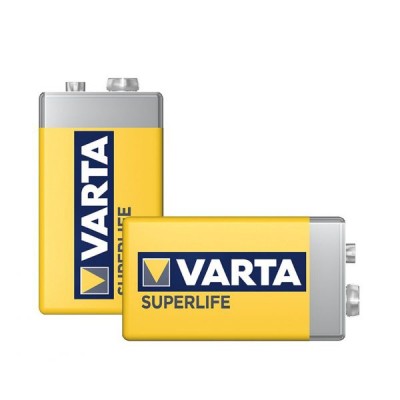 Батарейка Varta SuperLIFE Крона 6F22 BL1 Heavy Duty 9V (2022) (1/10/50)