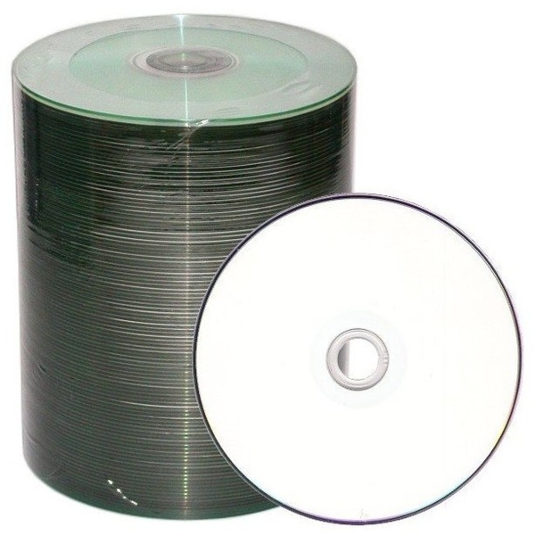 Диск CD-R 80 min 48x для печати (полная заливка) (100/500)