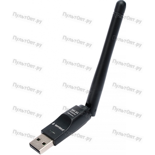 Wi-Fi адаптер Gembird WNP-UA-011 150Мбит USB 802.11 с антенной