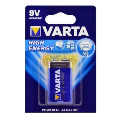 Батарейка Varta LONGLIFE POWER (HIGH ENERGY) Крона 6LR61 BL1 Alkaline 9V (4922) (1/10/50)