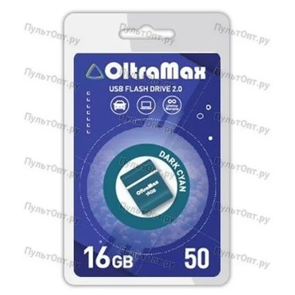 USB 16GB OltraMax 50 тёмно голубой