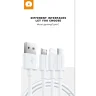 Кабель USB - micro USB Hoco WUW X158 3A (белый)