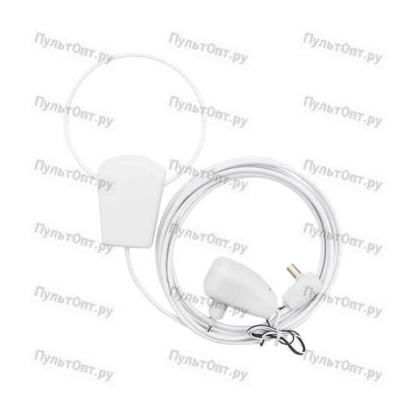 ТВ-Антенна комнатная Уралочка активная с питанием DVB-T/T2 3.0м 12V (1/50)