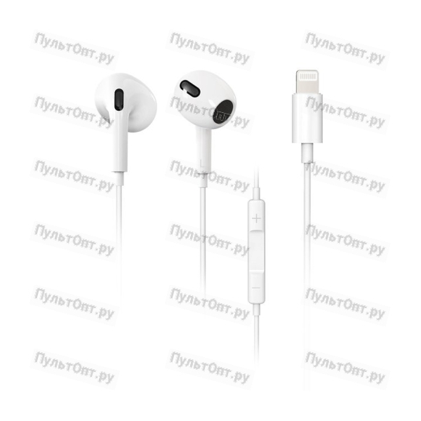 Внутриканальная гарнитура i-ONE 8pin, Super QUALITY, белая (SBH-102K) (1/45)