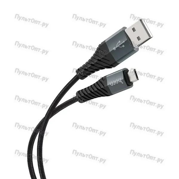 Кабель USB - micro USB Hoco X38 Cool (черный)