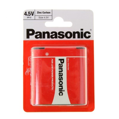 Элемент питания Panasonic 3R12 (квадрат) Zinc Carbon BL1 (12/48)