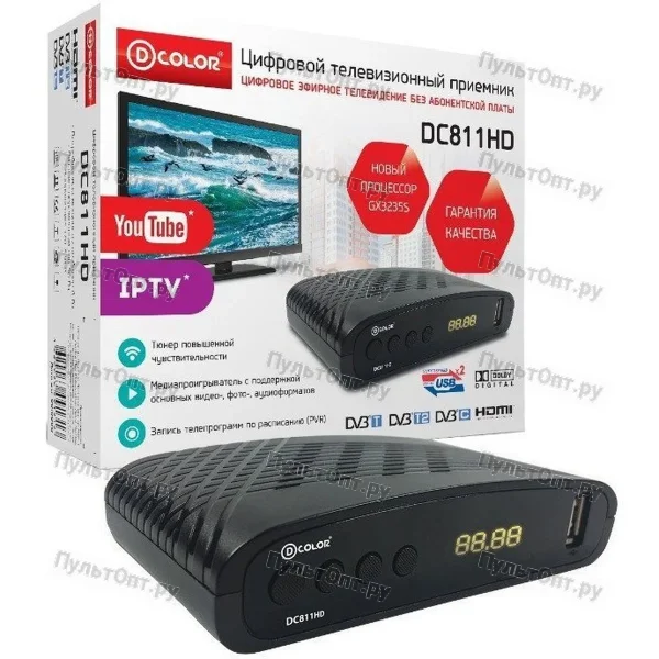 Цифровая приставка D-color DC811HD