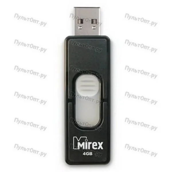 USB 4GB Mirex HARBOR чёрный (ecopack)