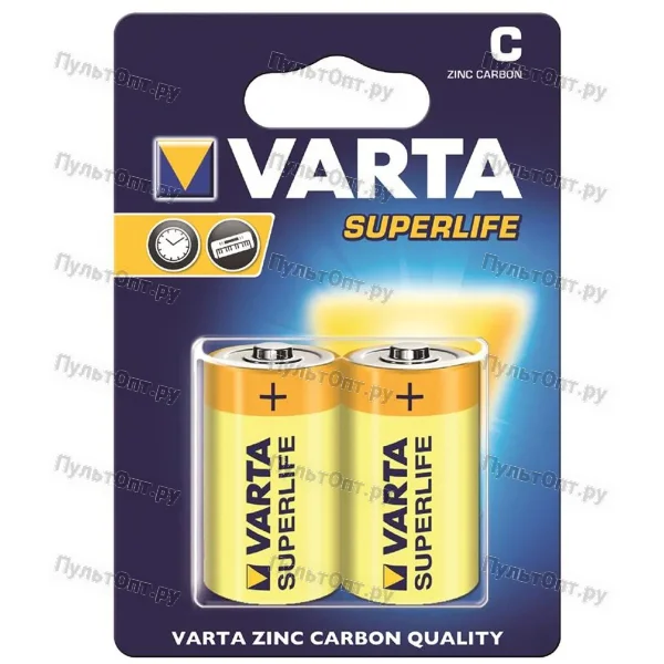 Эл. пит. C сол. BULK Varta SuperLIFE (24)