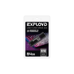 USB 64GB Exployd 670 чёрный