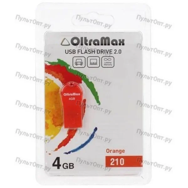 USB 4GB OltraMax 210 оранжевый