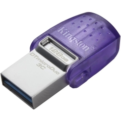 USB 3.2 128GB Kingston DataTraveler microDuo 3C (USB 3.0/3.2 + Type C)