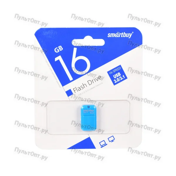 USB 3.0 16GB Smartbuy ART синий