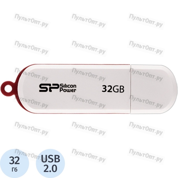 USB 32GB Silicon Power LuxMini 320 белый