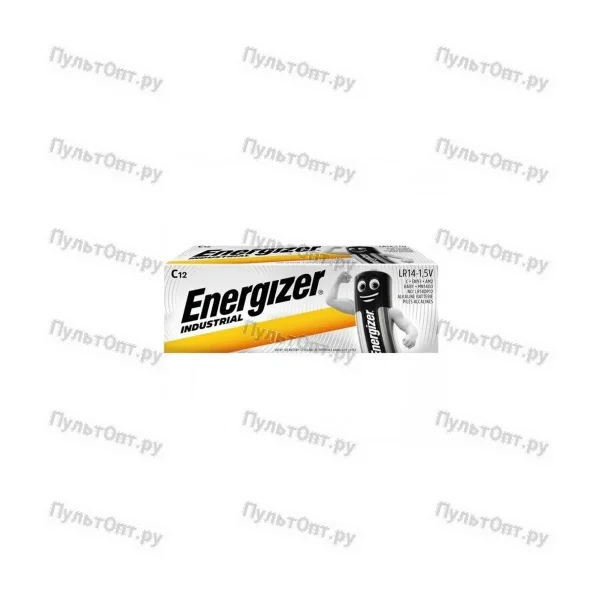 Эл. пит. Energizer LR20 Industrial (б/б) (12/72)
