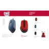 Мышь проводная Smartbuy 265 ONE классическая USB бесшумная синий