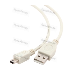 Кабель Smartbuy K-640 USB (m)-miniUSB (m) 1.8м 2.1A силикон прозрачный (1/200)
