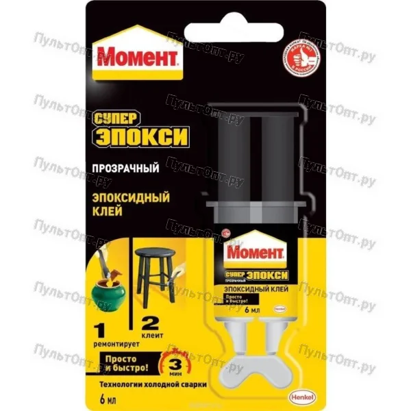 Момент СУПЕР ЭПОКСИ, 6 мл шприц