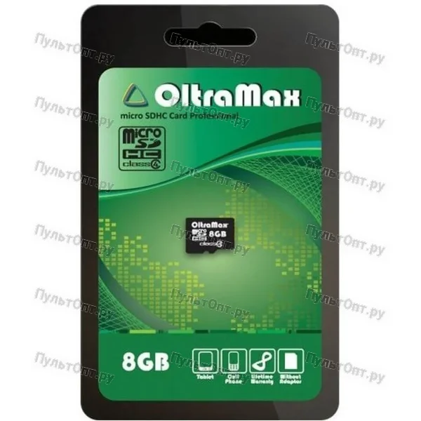 MicroSD 8GB OltraMax Class 4 без адаптера