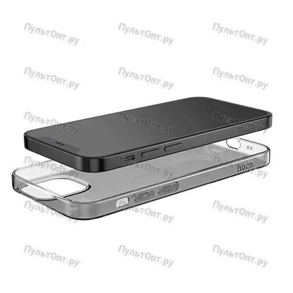 Чехол Hoco Light series TPU case for iPhone12 mini (прозрачно-темный)