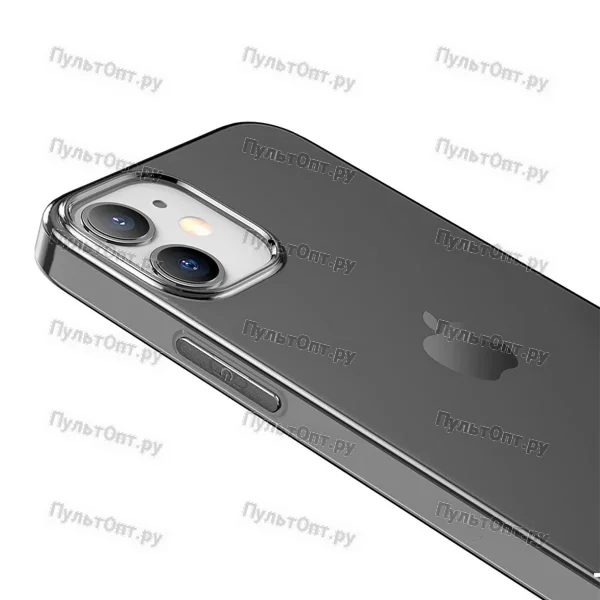 Чехол Hoco Light series TPU case for iPhone12 mini (прозрачно-темный)