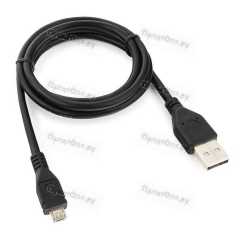 Шнур USB A шт - micro B шт 1.0м, РЕЗИНА