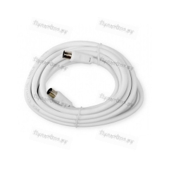 Кабель Smartbuy K-TV231-125 TV (m)-TV (f) 1.8м силикон серый (1/125)