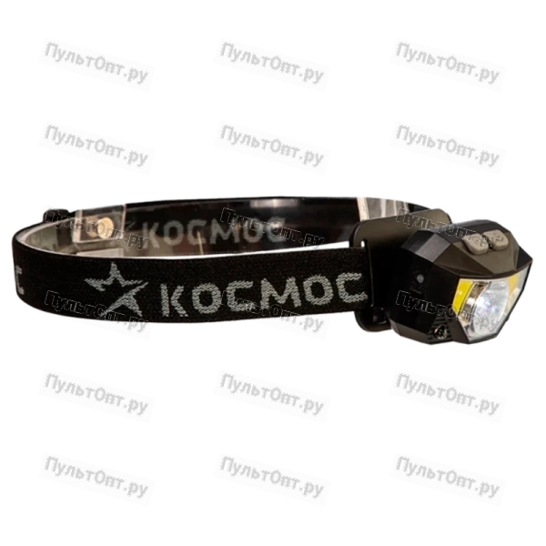 Фонарь налобный Космос KOC851Lit от аккумулятора (1/120)