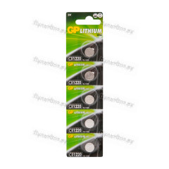Батарейка GP CR1220 BL5 Lithium 3V (5/100/2000)