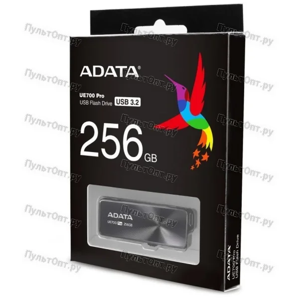USB 3.1 256GB A-Data Elite UE700 Pro чёрный металл