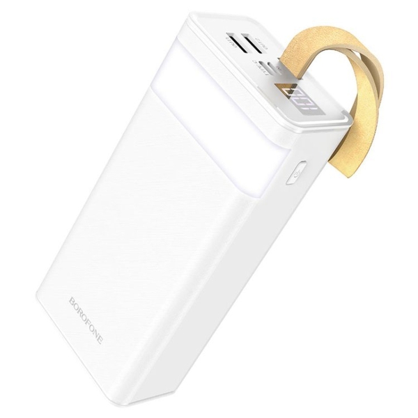 Аккумулятор внешний Borofone BJ18A, 30000mAh, пластик, 1 USB выход, микро USB, Type-C, индикатор, 2.