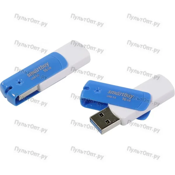 USB 3.0 16GB Smartbuy Diamond синий