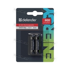Аккумулятор Defender HR03 (600 mAh) ААА Ni-MH BL2 (20/200)