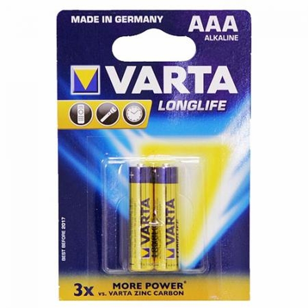 Эл. пит. AAA alkaline BL02 Varta LongLife (4103) (20)