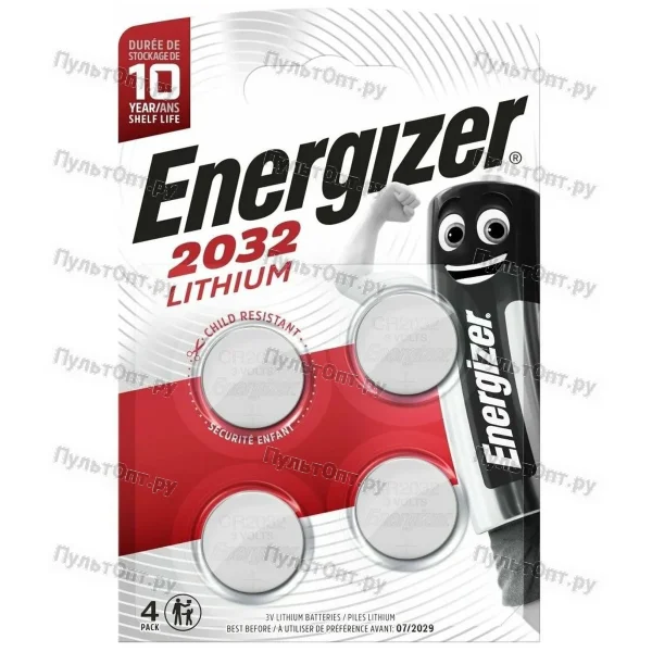 Эл. пит. CR2032 BL4 Energizer (4/40)