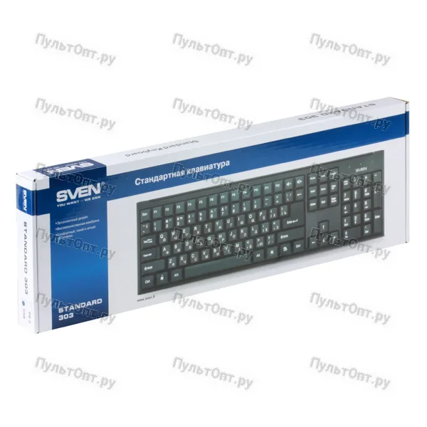 Клавиатура Sven Standard 303 USB чёрная