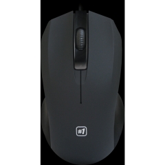 Мышь Defender MM-310, черный, USB, проводная, 3 кнопки,1000 dpi, кабель 1,35 м.