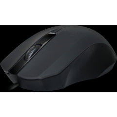 Мышь Defender MM-310, черный, USB, проводная, 3 кнопки,1000 dpi, кабель 1,35 м.
