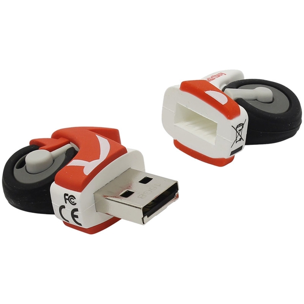 USB 32GB Smartbuy Wild series Байк красный
